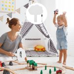 FONDOTIN Small Handheld Dry Erase Board with Lines Double Sided White Board for Easy Writing