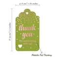 thumbnail image 5 of Inkdotpot ThankYou For Celebrating With Us Bridal Shower-Baby Shower-Retirement-Wedding-Birthday Bottle Tag Real Rose Gold Foil Favor Hang Tags Pack Of 100, 5 of 6