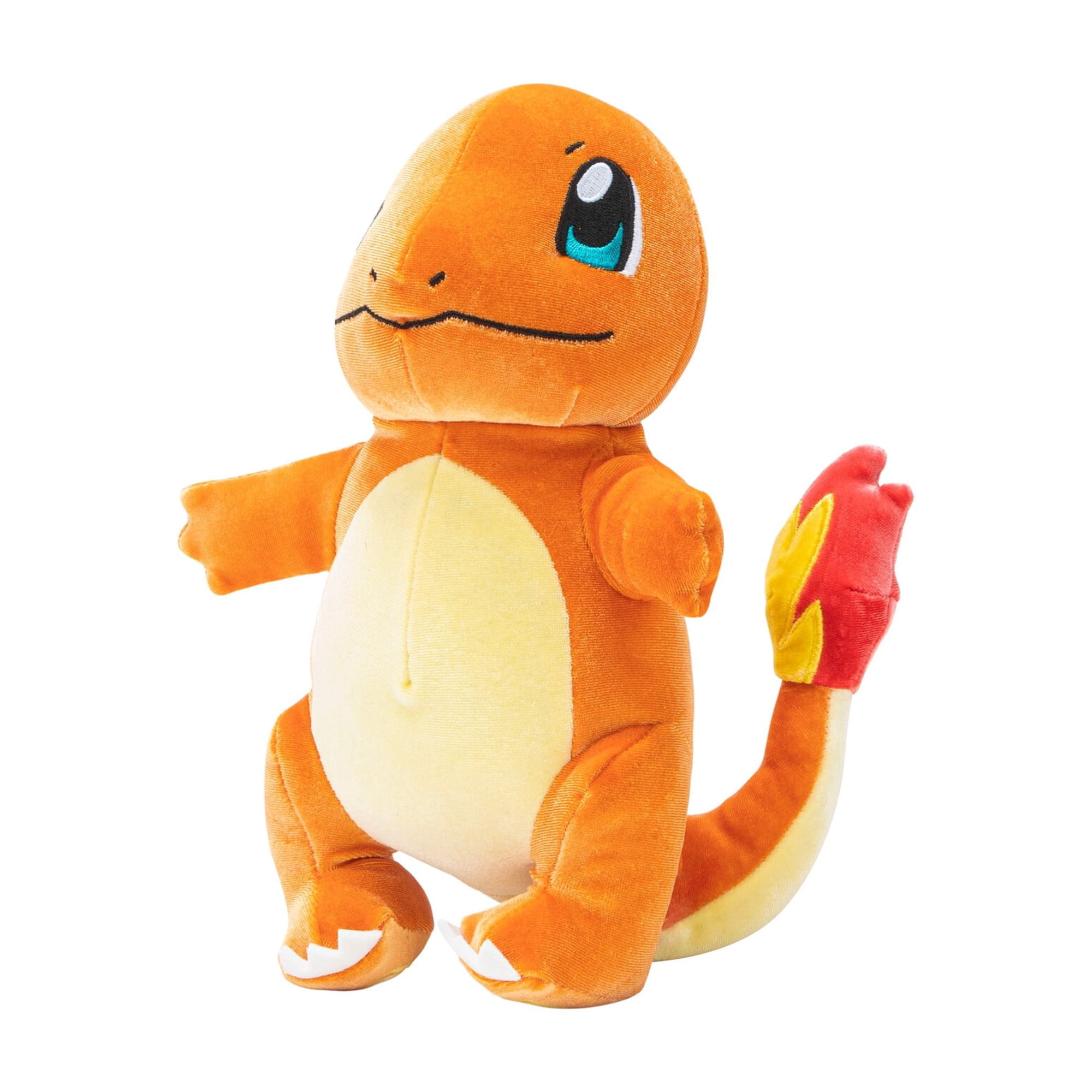 Pokemon - 8 inch Charmander Plush with Unique Velvet Fabric and Authentic Details