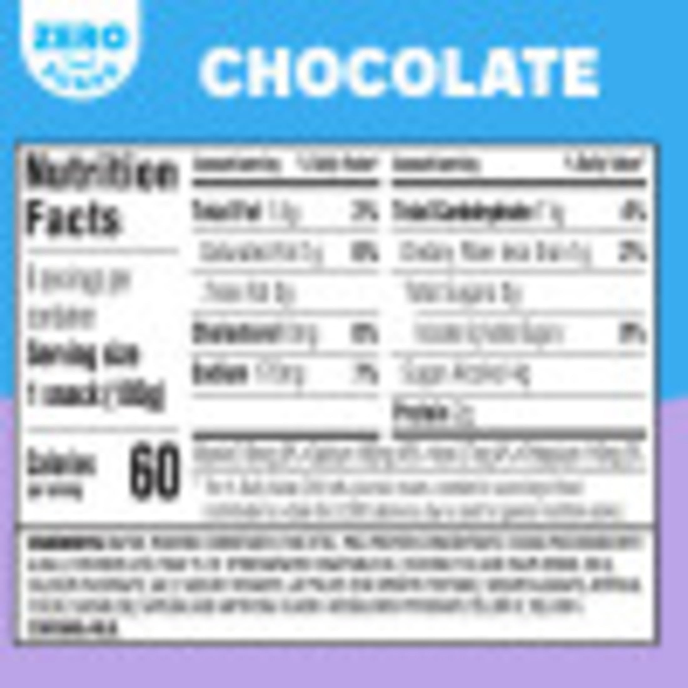 Jell-O Chocolate Sugar Free Pudding Cups Snack Value Pack, 8 Ct Cups