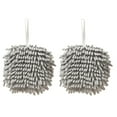 thumbnail image 1 of 2pcs Hand Towels Chenille Hand Towels Hanging Quick Dry Hand Towels Balls, 1 of 6