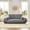 Gray-Human Dog Bed, variant on QuzyAor 78.7" 3-in-1 Convertible Sofa Bed, Teddy Fabric Foldable Sleeper, Modern Loveseat Lazy Sofa, No Assembly Required for Living Room Apartment, Gray