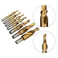 180 Degree M35 Counterbore Spiral Step Drill Bit For Metal Drilling