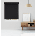 thumbnail image 2 of Linen Avenue Custom Cordless Cassette 1% Solar Roller Shade, 70 W x 66 H Black, 2 of 6