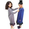thumbnail image 4 of SANAE DESIGN Robe Chandail en Molleton Adaptative avec Manches Dolman et Fermeture Éclair avant Complète, 4 of 7