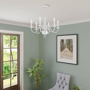 Livex Lighting Williamsburgh Chandelier in White