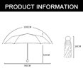 thumbnail image 2 of Travel Umbrella - Mini Folding Compact Umbrella with Case, Small Sun & Rain Pocket Umbrella, 2 of 5