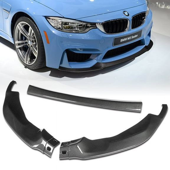 Stay Tuned Performance Front Bumper Body Lip For 2015-2019 BMW F80 F82 F83 M3 M4 GT-Style Carbon Look