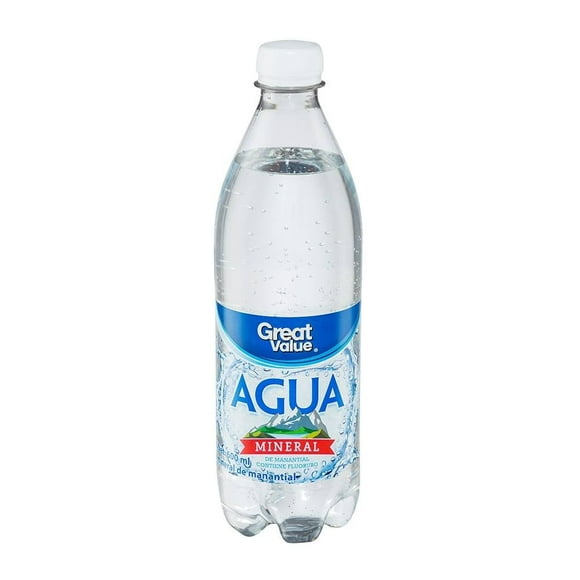 Agua mineral Great Value de manantial 600 ml