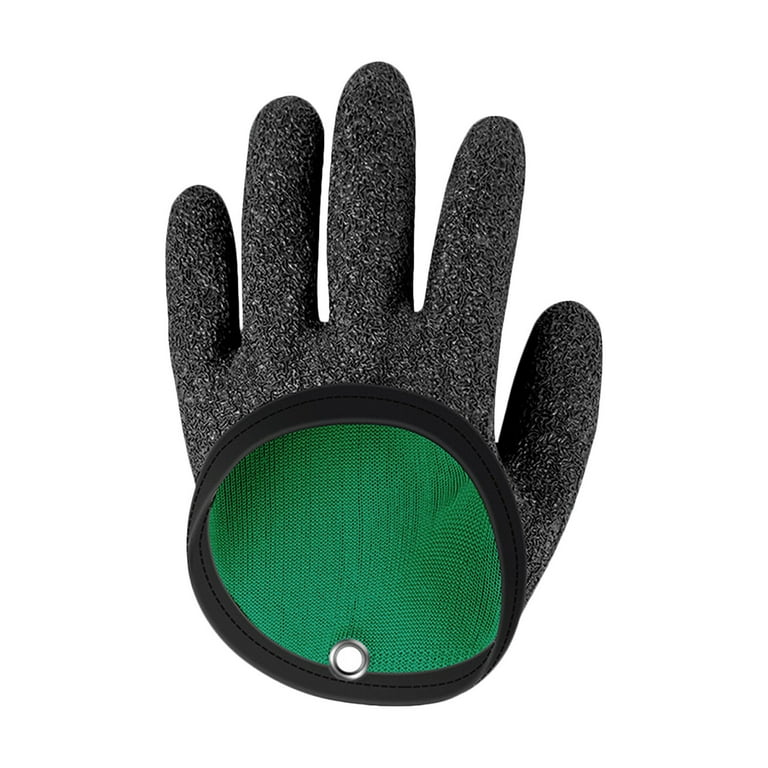 Fishing Glove for Men with Magnet Release, Puncture Resistant Fish