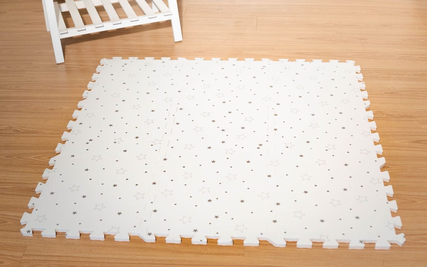 Mainstays Kids Interlocking Foam Mat, 9 interlocking foam tiles kids design 100% EVA