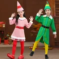 thumbnail image 2 of Nueva ropa navideña para niños, vestido de princesa, otoño e invierno, manga larga, grueso, elfo navideño, ropa de actuación masculina, 2 of 4