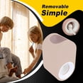 thumbnail image 4 of Automatic Toothpaste Squeezer Wall-mounted Adhesive Toothbrush Holder Toothpastes Dispenser Home Stand Detachable Washable Dispenser Punch Free Accessories Pink, 4 of 8
