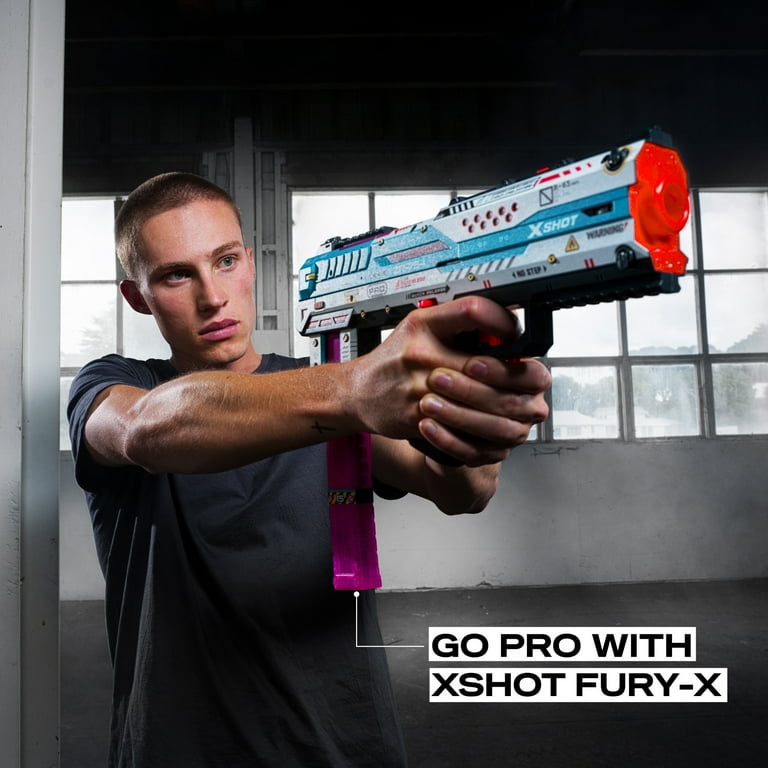 Free Shipping! X-Shot Foam Blaster Fury-X with 40 Half Darts, Slam