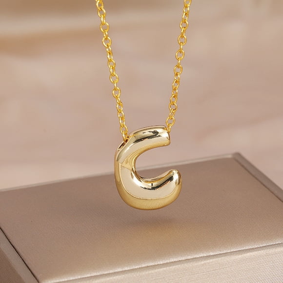 Collar para Mamá,Collar de Letra Inicial de Oro Joyería de Aleación Personalizada para Ella,Regalo para el Aniversario Del Cumpleaños de la Madre,Collar Inicial de Oro,,