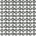 thumbnail image 1 of Unique Bargains 100 Pcs 6mm x 16mm Internal Tooth Starlock Star Lock Locking Washers, 1 of 2
