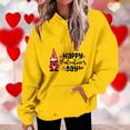 thumbnail image 1 of Amzcrzy Chandails à Capuche pour Femmes Manches Longues Chemises pour Femmes Chandails Décontractés de la Saint-Valentin Imprimés Chandails à Capuche Manches Longues Chandails de la Saint-Valentin pour Femmes Chandail à Capuche m, 1 of 4