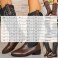 thumbnail image 6 of Pandaie Western Cowboy Boots for Women Knee High Wide Calf Cowgirl Boots Embroidery Classic Pull on Tall Boot, 6 of 8
