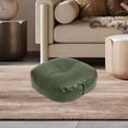 thumbnail image 6 of TISHITA Round Floor Pillow Floor Foot Stool Comfortable Decorative Ottomans Foot Rest Ottoman Pouf for Floor Seating Yoga Office Kids Green, 6 of 8