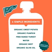 Serenity Kids Free Range Turkey Stage 2 Baby Food Organic Sweet Potato Pumpkin & Beet, 3.5oz Pouch