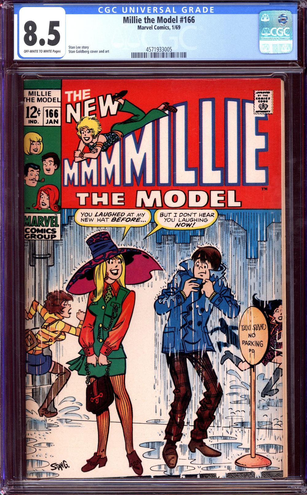 Cover of Millie the Model #166