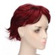 thumbnail image 1 of Peluca corta de moda peluca sintética de cosplay para mujer rizo suave ajustable rojo para fiestas ANGGREK Otros, 1 of 8