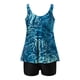 thumbnail image 2 of Gibobby Traje de Baño Sexy Bikini Trajes de baño Pieza Trajes de baño Barriga Dos Trajes de baño para mujeres Trajes de Mujeres Control de impresión con (Azul,G), 2 of 4