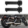 thumbnail image 2 of 2pcs 48mm Universal Motorbike Exhaust Silencer Exhaust Insert Muffler Pipe Black, 2 of 5
