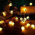 thumbnail image 4 of Halloween Decorative Lights Solar String Lights Eyeball 10 LED 1.5M Garden Decor, 4 of 8