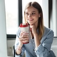 thumbnail image 1 of RKSTN Stainless Steel Mug Coffee Thermal Mug Multi Color Optional Spray Plastic 304 Stainless Steel Mug Portable Car Carrying Coffee Mug Student Walking Mug, 1 of 5