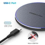 PDKUAI 20W Wireless Charger Fast Charging Pad Compatible with Samsung Galaxy S22 S21 S20 S10 S9 ,Google Pixel,Lg,Iphone 14 13 12 11 Series