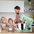 thumbnail image 6 of Honinst 6.5 QT Electric Stand Mixer, 10+P Speeds Lightweight with Tilt-Head Kitchen Stand Mixer, Dough Hook, Whisk, Beater and Bowl, Food Mixer for Baking, Cake and Most Home Cooks, 6 of 9