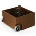 thumbnail image 1 of Gymax Parasol de Patio 170 Lb Base Support Roues Jardinière Extérieur Robuste Jardin Noir, 1 of 10