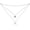 May, variant on Dainty Non Tarnish Gold Plated 925 Sterling Silver Crescent Moon Double Layered Choker Necklace for Women, Triple Layered Moonstone Necklaces June Birthday Gift for Women
