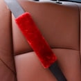 thumbnail image 4 of Nueva Funda Hombro para Seguridad Coche Funda Seguridad Felpa Funda Lana para Otoño E Invierno Par Fundas para Seguridad (burdeos), 4 of 5