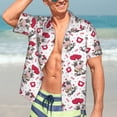 thumbnail image 5 of Lsque Caring Cow pattern Hawaiian Shirt for Men, Unisex Summer Beach Casual Short Sleeve Button Down Shirts-X-Large, 5 of 9
