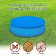 thumbnail image 5 of Pool Covers For 6 8 10 12 15 Ft Round Pools, Above Ground In-ground Pool Covers With Drawstring, Waterproof And Dustproof, Hot Tub Blanket Covers (8 F, 5 of 5