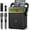 30 Watt, variant on PA Speaker System with 2  Mics, Retro 60W Karaoke Machine with LED Lights, Supports Recording, USB/TF/AUX/MIC Input for  Party