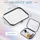 thumbnail image 2 of Funda rígida transparente con cierre, bolsa de plástico, bolsa de maquillaje transparente, 2 of 7