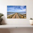 thumbnail image 2 of Elephant Stock Daniel Island Pier Wall Art - Horizontal Canvas Wall Art - Living Room Wall Decor - Nautical Canvas - Blue And Gray Decor - 12" x 8", 2 of 8
