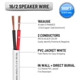 thumbnail image 2 of Cable de altavoz ADILSWIL calibre 16 (15 m), 16 AWG, PVC trenzado, 2 of 6