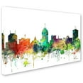 thumbnail image 2 of Trademark Fine Art "Fresno California Skyline SP" Canvas Art by Marlene Watson, 2 of 3