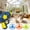 Dark Blue#3 Flywheels, variant on Flying Disc Launcher Toy,Interactive Cat Fetch Toy Launcher Flying Saucer Catapult with 3 Flywheels, 2-in-1 Flying Cat Toys for Indoor Cats & Dogs,High Visibility Propeller Toy