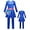 Addison Wells, variant on Guvpev G'irl's Zombies Costumes Nova Jumpsuit Bodysuit Outfits with Bag Zombies Nova Fancy Dress Costume Halloween Nova Cosplay Zombies Cheerleader Costume for 3-12 Years