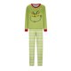 thumbnail image 5 of Family Matching Christmas Pajamas, Baby Romper/Letter Print Long Sleeve Tops and Plaid Pants Sleepwear Set (Women, M), 5 of 6