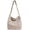 Khaki, variant on Kukuzhu Shoulder Bag for Women Casual Flower Tote Bag Large Chic Hobo Bag