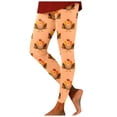 thumbnail image 2 of Thanksgiving Leggings for Women Elastic High Waist Tummy Control Festive Print Tights Pants Workout Yoga Pants, 2 of 5