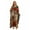 Rasta Print 3, variant on African Print Dashiki Maxi Caftan for Women (Rasta Print 9, Large / X-Large)