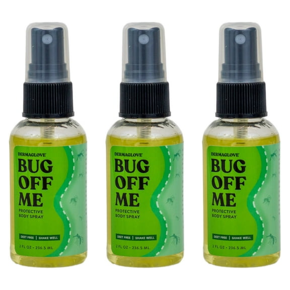 Bug Off Me Travel Kit - Insect Repelling Protective Body Spray - 2 Fl Oz (Pack of 3)