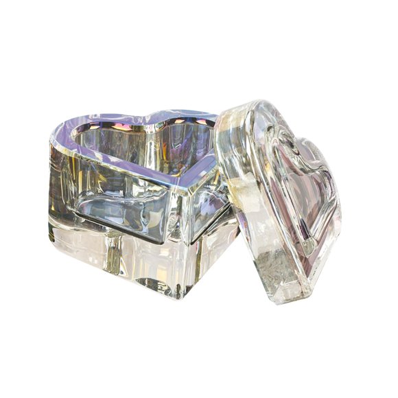 Plato de vidrio para decoración de uñas con tapa Fernando Fácil de limpiar Durable para mujer